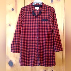 Carole Hochman Heavenly Soft Sleepwear Plaid Fleece Robe